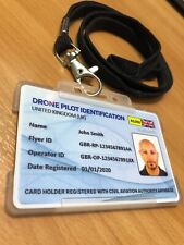 Drone ID Card + Lanyard + 5 x Drone Operator QR Stickers