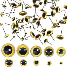 Glass Eyes 100pcs Brown Green