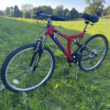 Red Salcano Mountain Bike, Medium Size, Serviced, Amazing Condition.