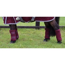 Ruggles Shetland-Miniature-Donkey Triple Layer Wicking Leg Wraps - Travel/Stable