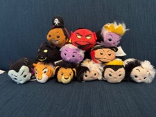 12 Disney Tsum Tsums - various villains including Ursula, Jafar, Maleficent