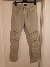 ZARA Man Jeans Grey Zips