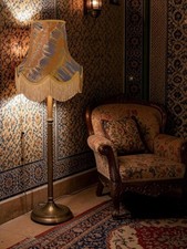 Spice Moroccan fabric table