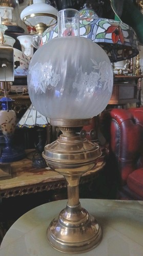 Antique vintage oil - antique, lamp