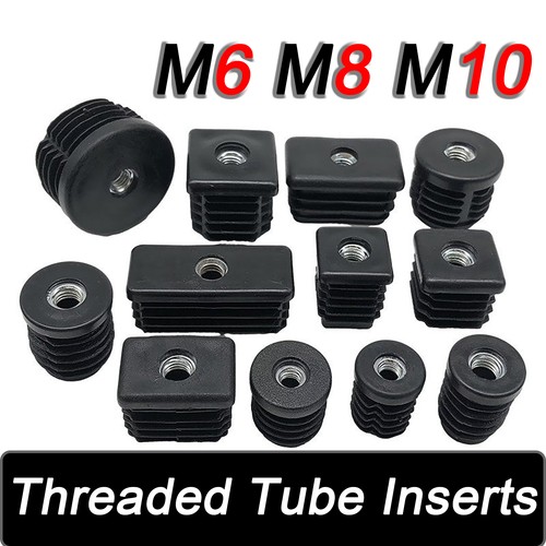Round square threaded - square, tube