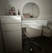 White Gloss Dressing Table