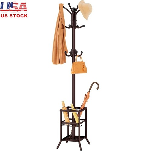 Freestanding metal coat rack - metal,