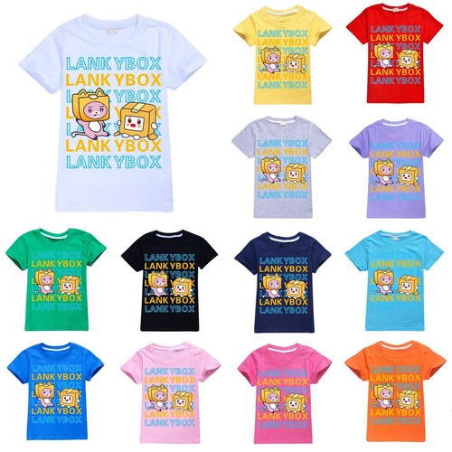 Kids lankybox cartoon shirts - lankybox, t-shirts