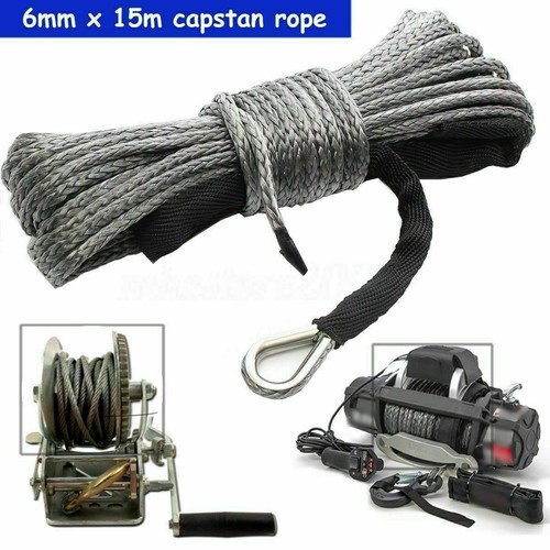 6mm 15m synthetic winch - ,