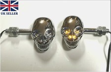 2pcs skull head motorcycle - 2pcs,