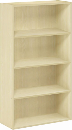 Beech shelf wooden bookcase - 4,