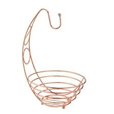 Large STAINLESS STEEL FRUIT BASKET GOLD PLATED FRUIT & VEG BASKET BOWL