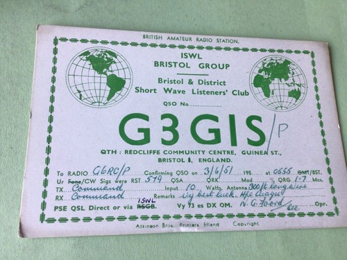 Vintage qsl radio - qsl,