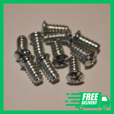 153290 X 10 IKEA GODMORGON Short Cross Head Screws Bolts. Rounded Head.