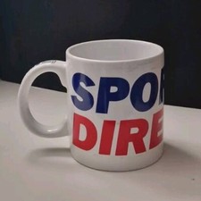 Sports Direct Jumbo Mug Glazed Ceramic White With Wording