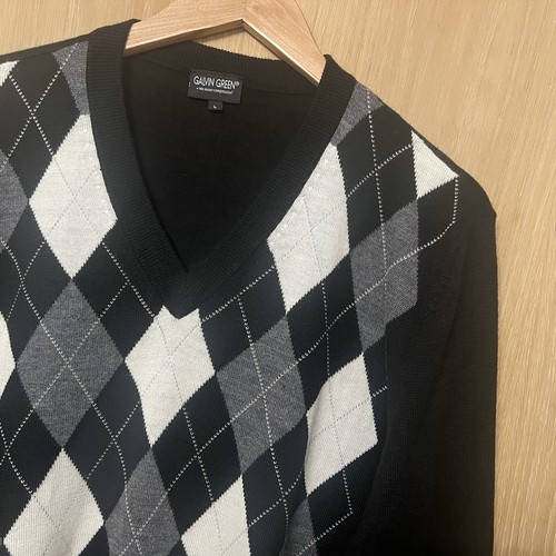 Galvin green golf jumper large - green,
