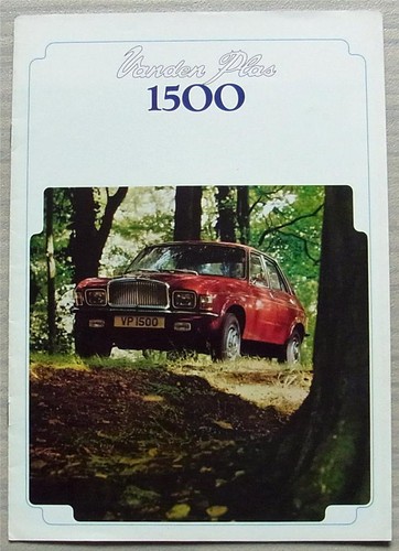 Vanden plas 1500 car - 1500, sales