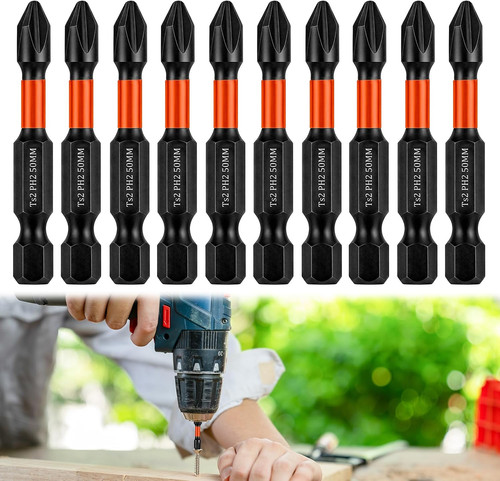 10pcs 50mm ph2 - impact, duty