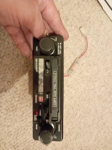 Sharp car radio cassette tape - car,