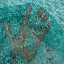 TEAL GREEN LACE Floral
