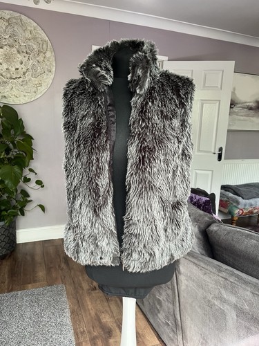 Unworn bhs faux fur black - faux,