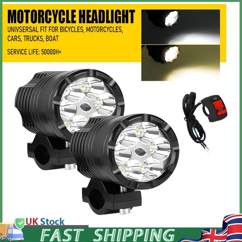 2pcs motorcycle led headlight - led,