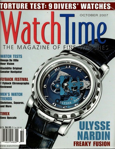 Watch time magazine october - watch,