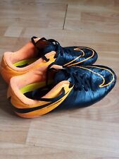 Nike Hypervenom Football Boots Black And Orange Size 5.5