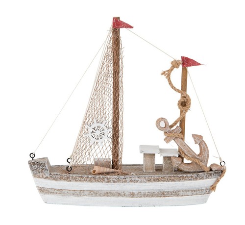 24cm rustic trawler sail - 24cm, boat