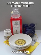 VINTAGE COLMAN'S MUSTARD SHOP NORWICH COLLECTION CARLTON WARE/LORD NELSON ETC.