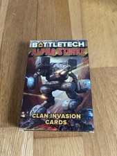 Battletech Alpha Strike Clan Invasion Board Game Cards