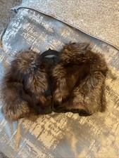 Vintage Silver Fox Fur Short