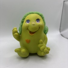Snugglebumps 1984 Vintage 5inches High In Green and Orange Rare Collectable Toy