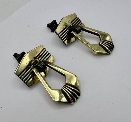 Brass art deco ornate drop - art,