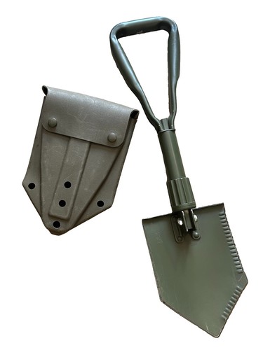 British army folding shovel - folding,