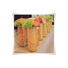 Set 2 x 20cm Clear Glass