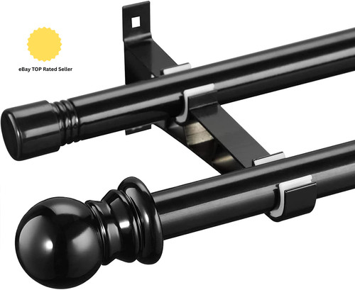 Double curtain pole for - curtain,