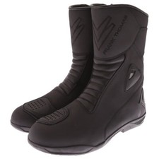 Frank Thomas Microfibre Touring Motorcycle Boots Black