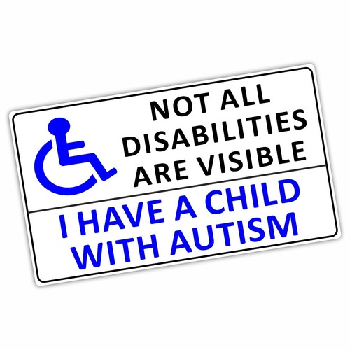 Child with autism stickers - 1,