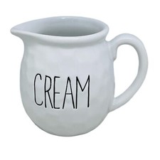 Cream Jug White Dimples