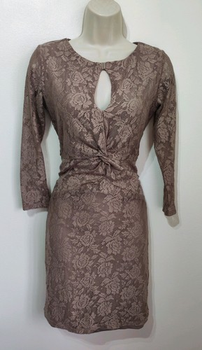 Reiss mink brown floral lace - reiss,