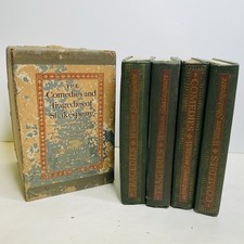 TRAGEDIES & COMEDIES of SHAKESPEARE in Four Volumes 1944 Literature Classics