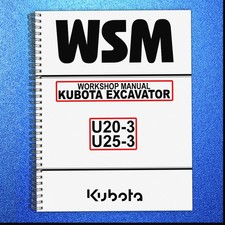 KUBOTA U20-3 U25-3 WSM