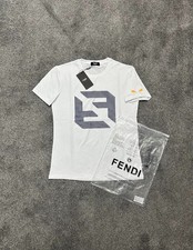 Fendi T-Shirt White - FF Logo