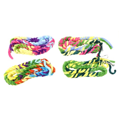 Colorful cotton rope - cotton, parrot