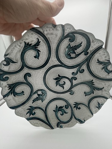 Decorative glass plate - decorative,