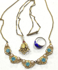 vintage Czech filigree