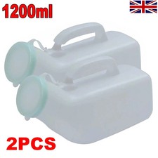 2x1200ML Male Urinal Portable