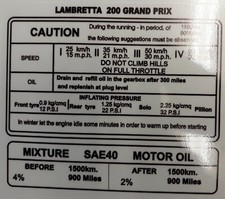 Lambretta 200 Grand Prix