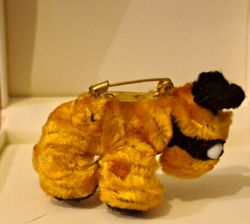 Vintage donkey brooch plush - donkey,